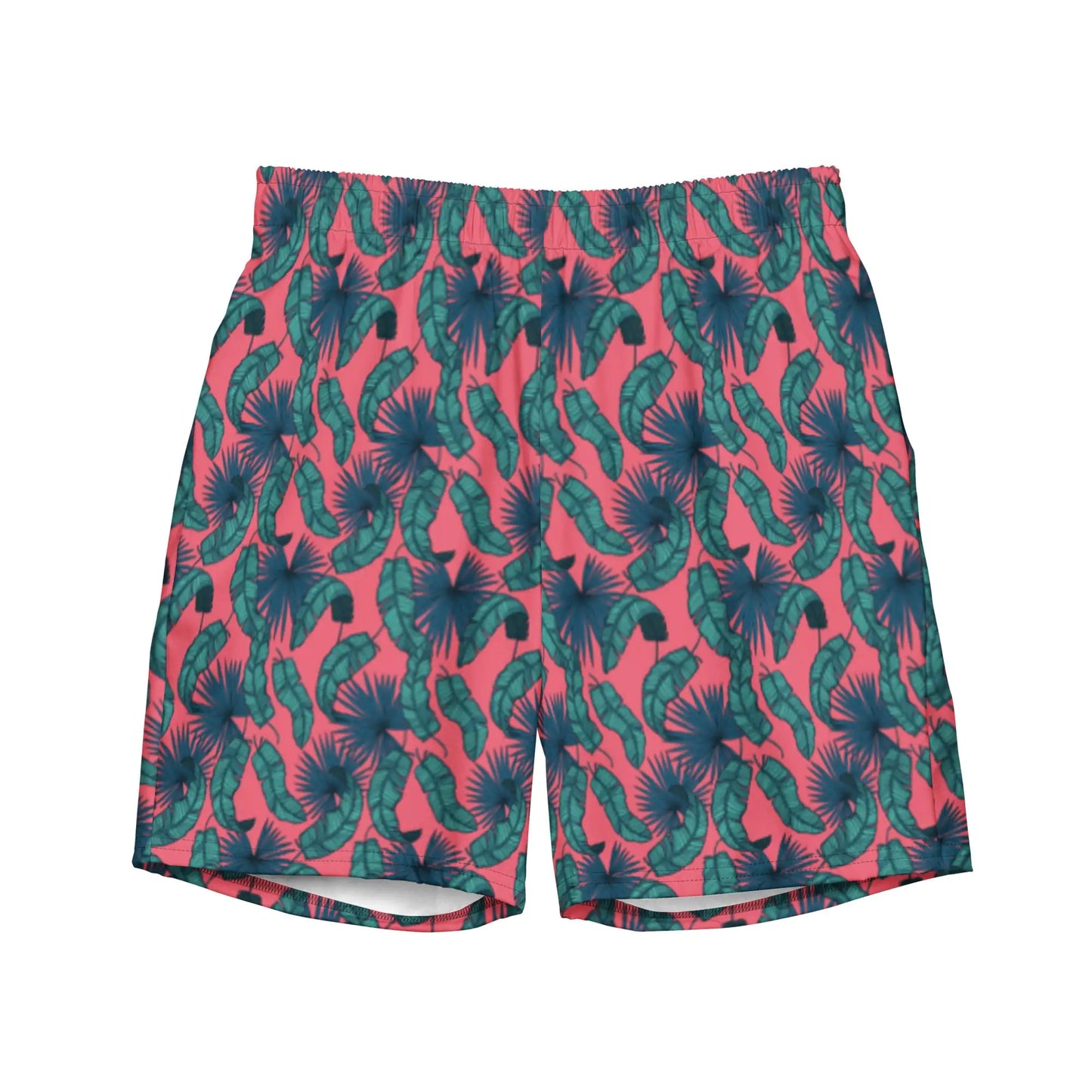 Pantalones cortos Tropical Flamingo Palms para hombre