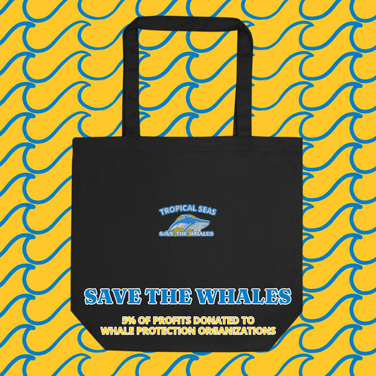 Bolso de mano ecológico 'Save the Whales'